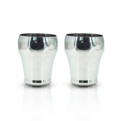 Dr. WaterR Stainless Steel Royale Glass Set of 2pcs Ideal For Water, Juice, Hot&Cold Drinks, Cocktail, Milkshake, Smoothie, Home, Party, Restaurant, Gifting, Special Occasion