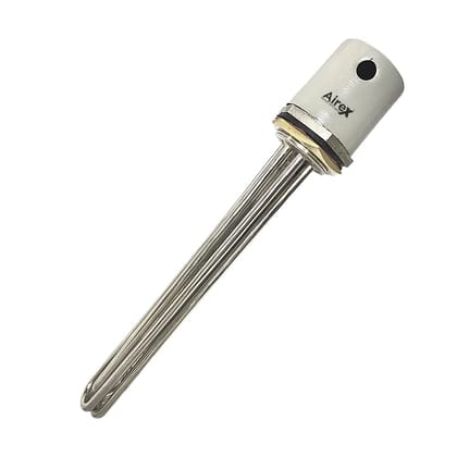 Airex Stainless Steel Material Industrial Immersion Heater | Water Heater Element | Socket Type Water immersion Heater | Water Heating Element | BSP Double Pipe