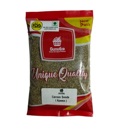 Gunvika Ajwain Seeds Fresh Whole | Carom Seed | Ajowan Seed - 100 gm