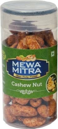 Cashew Nut by Mewa Mitra | Cheese Flavour | Hot Air Roasted (Not Fried) | Crispy & Crunchy Healthy Diet Snacks Value Pack Pouch (Pack of 1)