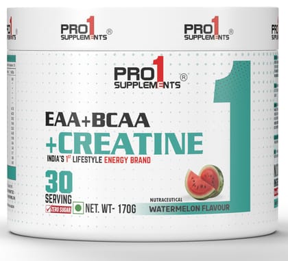 Pro1 Supplements EAA+BCAA+Creatine 170gm Watermelon