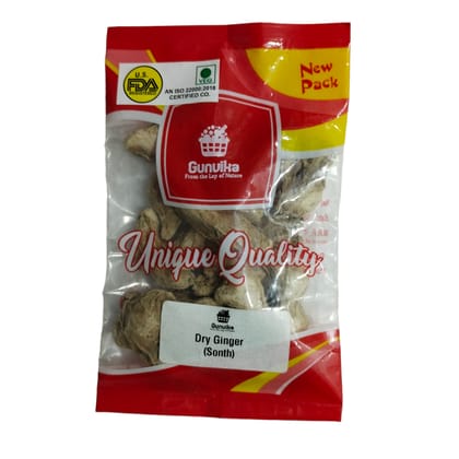 Gunvika Sunthi | Sonth | Dry Adrak Root | Adrakh Sukha | Sunth | Dry Ginger - 100 gm