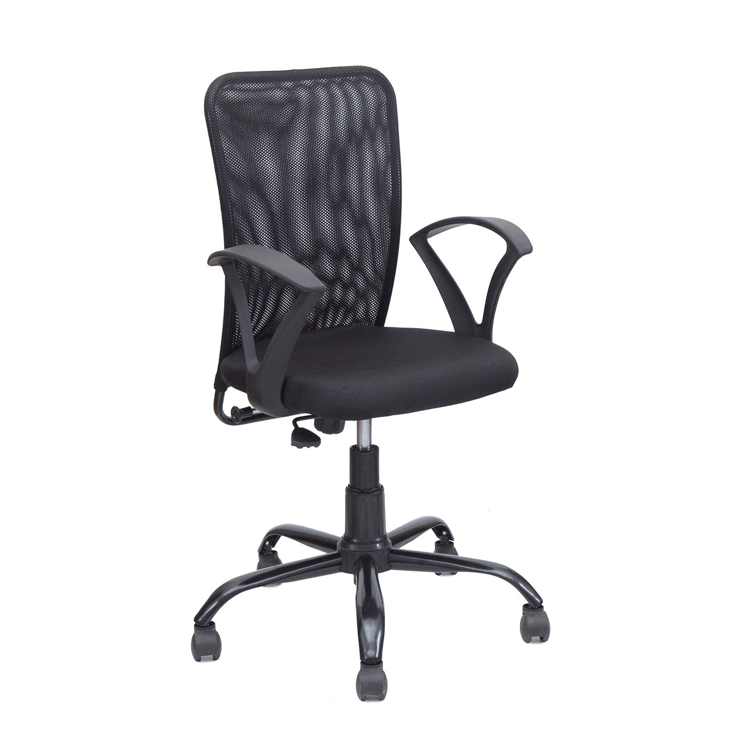 MANGO BLOSSOM WALES MID BACK MESH OFFICE CHAIR BLACK