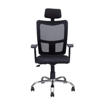 MANGO BLOSSOM OLD TRAFFORD HIGH BACK MESH OFFICE CHAIR BLACK