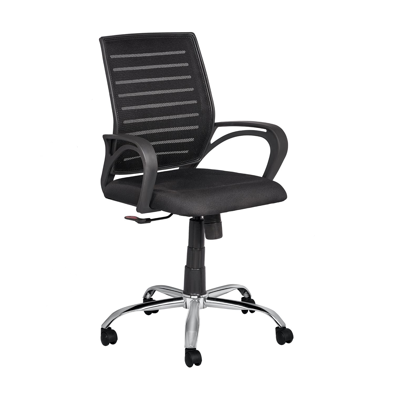 MANGO BLOSSOM VICENZA MID BACK MESH OFFICE CHAIR BLACK