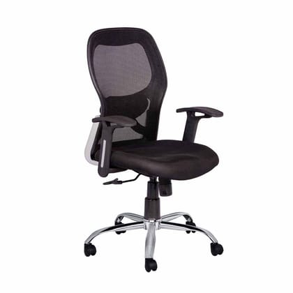 MANGO BLOSSOM BRISBANE MID BACK MESH OFFICE CHAIR BLACK