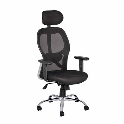 MANGO BLOSSOM BRISBANE HIGH BACK MESH OFFICE CHAIR BLACK