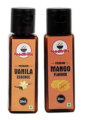 foodfrillz Vanilla and Mango Food Flavor Essence Combo Pack