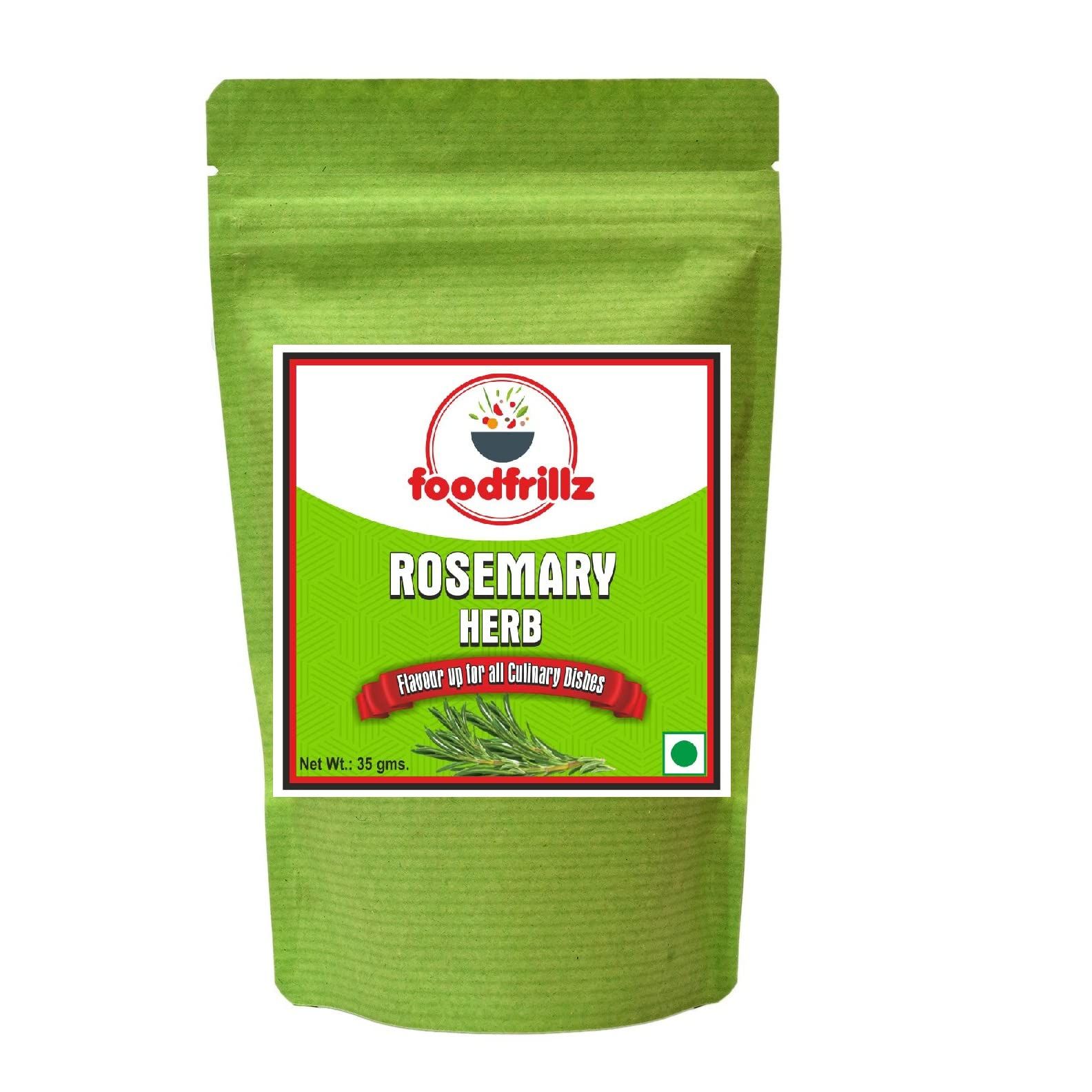 foodfriilz Rosemary leaves (dried) Pure Herb, 35 g