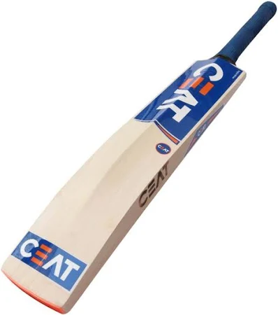  CEAT Cricket Bat, Full Size, Wooden, with Cover