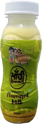 Sanchi Pineapple Flavored Milk, 200ml