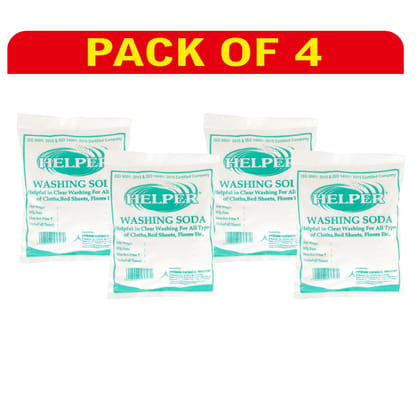 Helper Washing Soda 250 Gm  Pack of 4