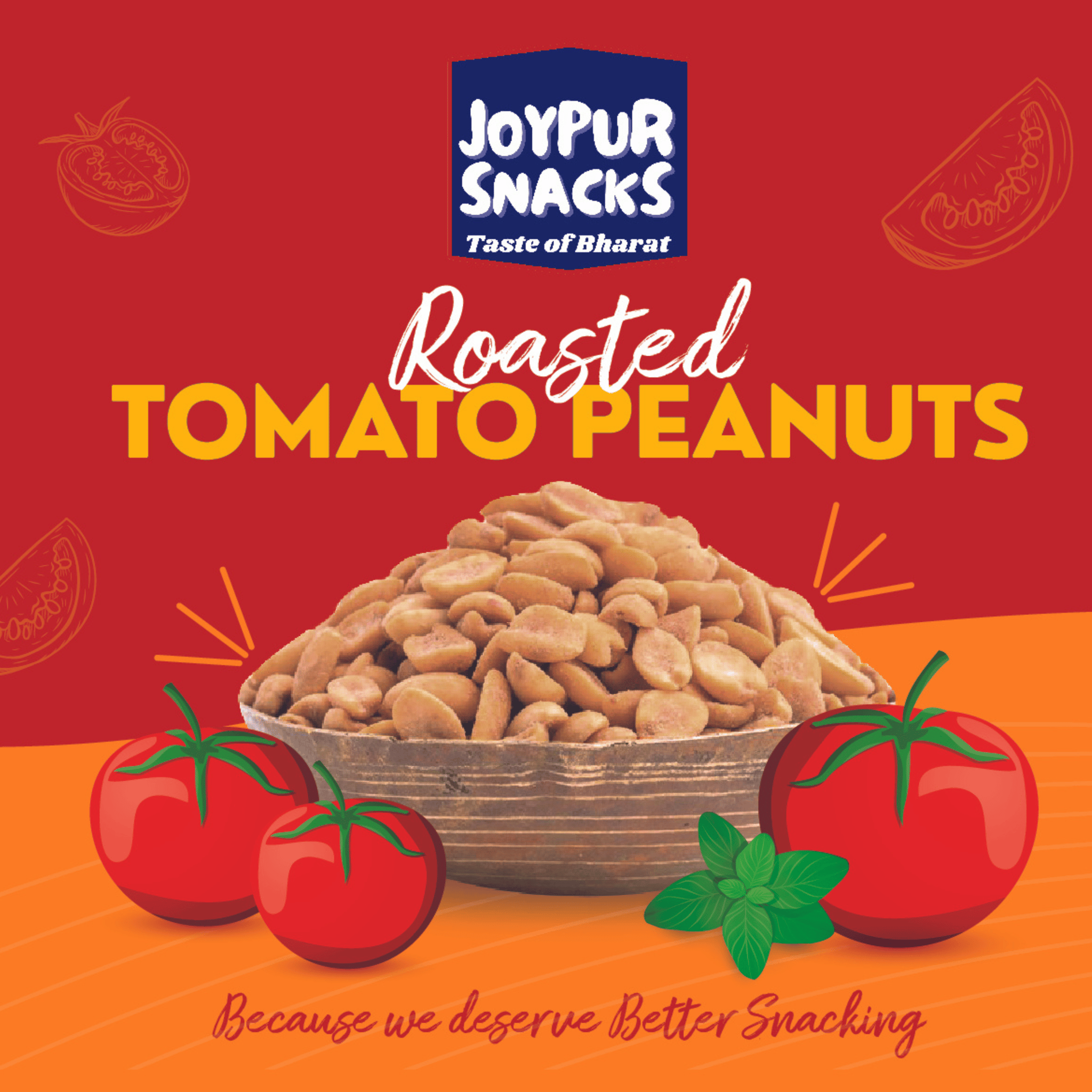 Roasted Tomato Peanuts