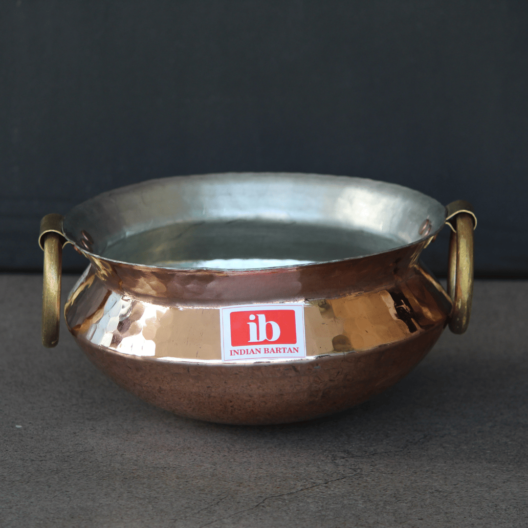 Copper Sipri / Handi With Lid