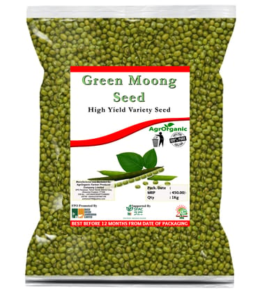  Green Moong Seed - High Yield Variety - 1 Kg