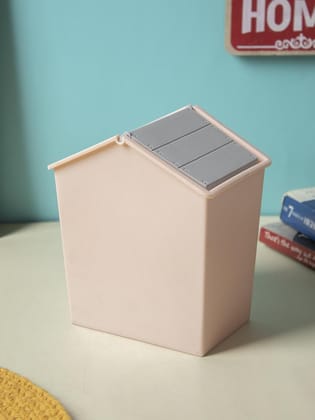 Pink Plastic Swing Dustbin