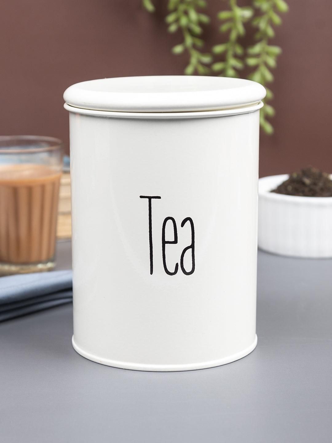 Tea Jar with Lid - (Off White, 900mL)