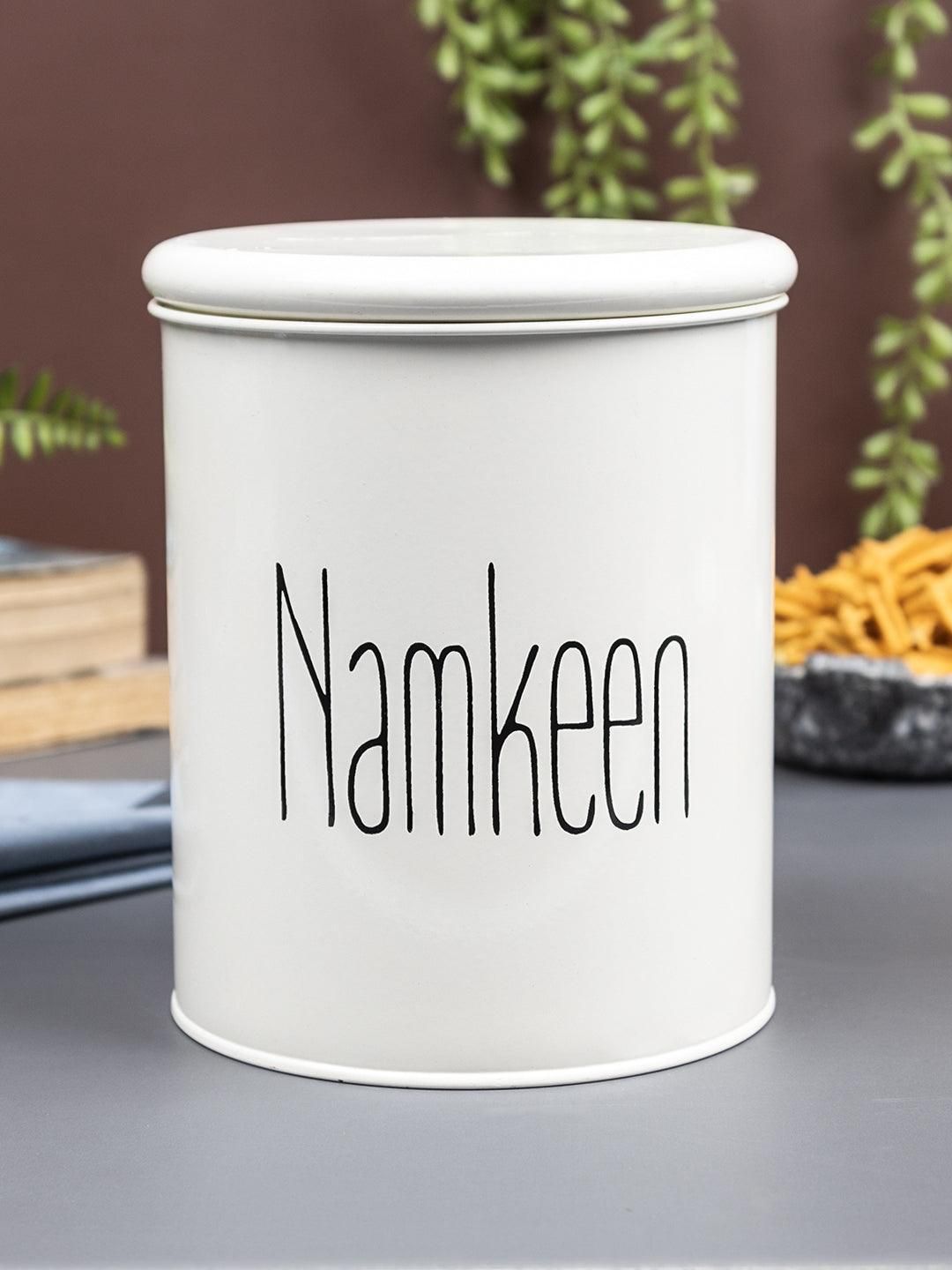 Namkeen Jar With Lid - (Off White, 1700mL)