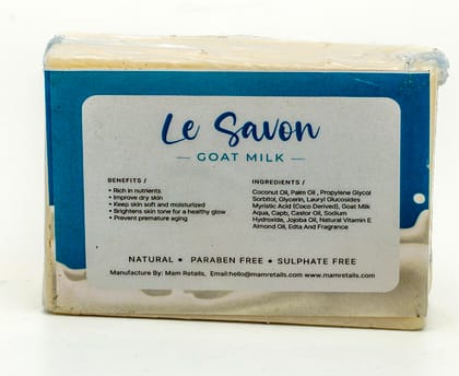  Le Savon Goat Milk - Natural, Paraben Free, Sulphate Free