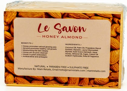  Le Savon Honey Almond Moisturizing and Antibacterial Soap