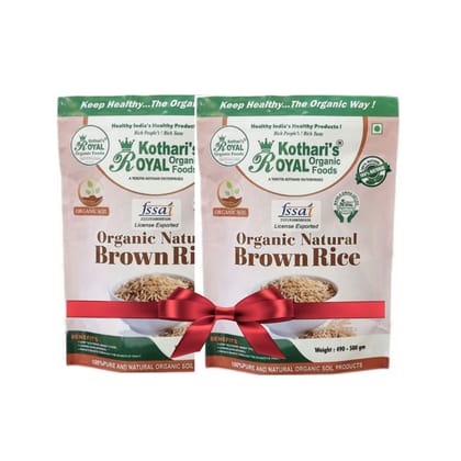 Kotharis Royal Organic Brown Rice Pack Of 2 800GM