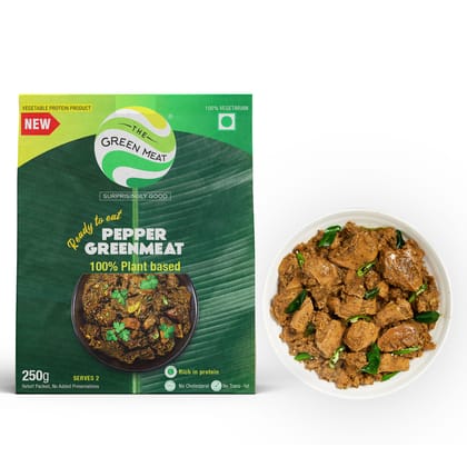 Pepper Greenmeat | Plant based & Vegetarian Meat Substitute | Ready to Eat | 250g