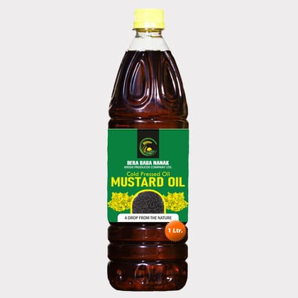 Kachi Ghani Pure Mustard Oil, 1 Litre