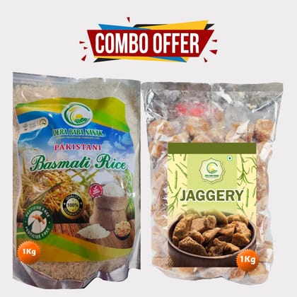 Combo of Jaggery and Basmati Rice