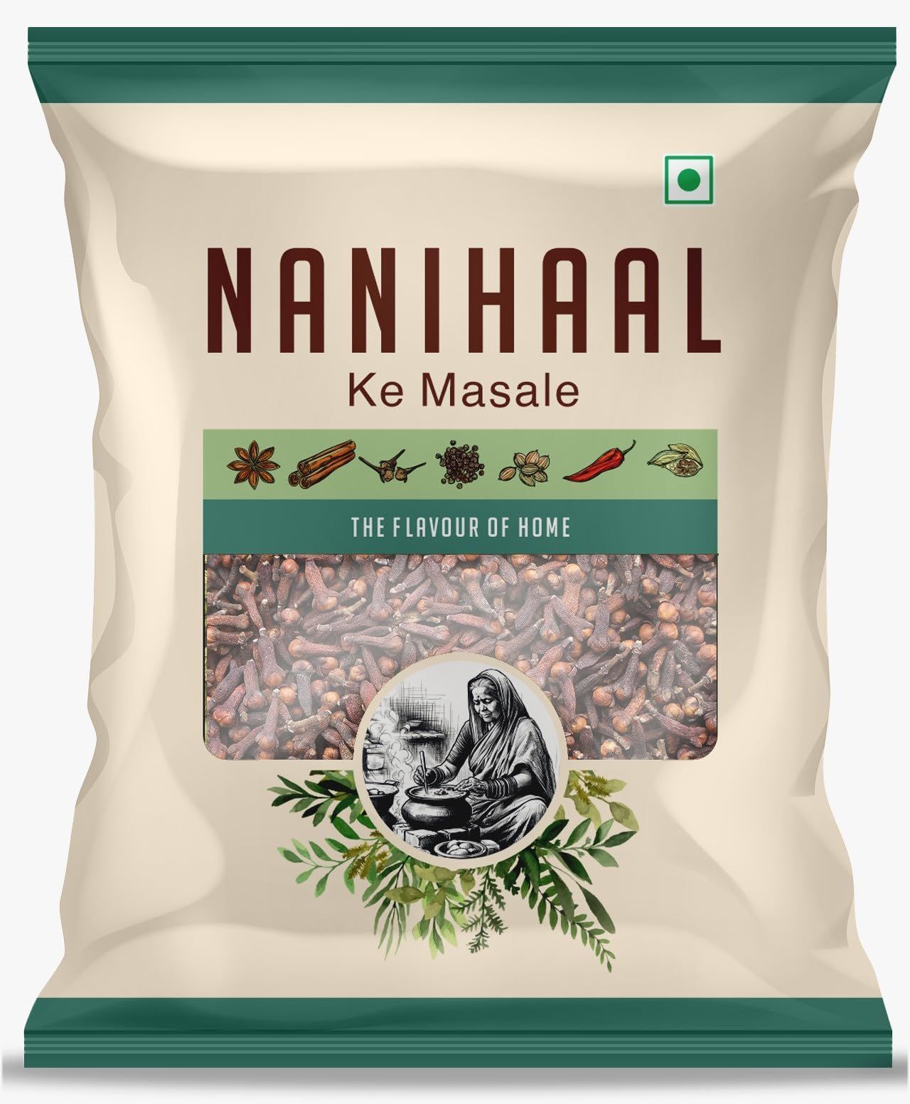 NANIHAAL Natural Premium Whole Cloves (Laung) For Indian Cooking 200Gm| Whole Spices | Fresh & Pure Whole Cloves (Laung)| Aromatic & Flavourful