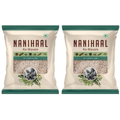 NANIHAAL Cumin (Zeera) Whole 200 gm (Pack of 2) | Natural Spice | No Added Colours | No Added Preservatives