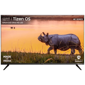 Croma(43 inch) 4K Ultra HD LED Tizen TV with Dolby Audio (2024 model)