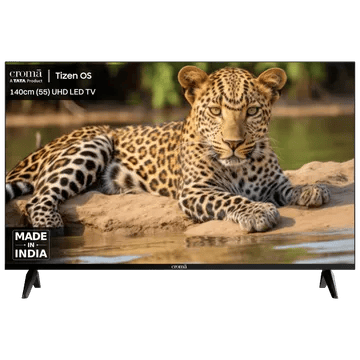 Croma (55 inch) 4K Ultra HD LED Smart Tizen TV with Dolby Audio (2024 model)