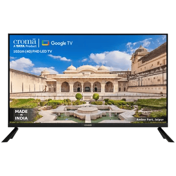 Croma (40 inch) Full HD LED Smart Google TV with Dolby Audio (2024 model)