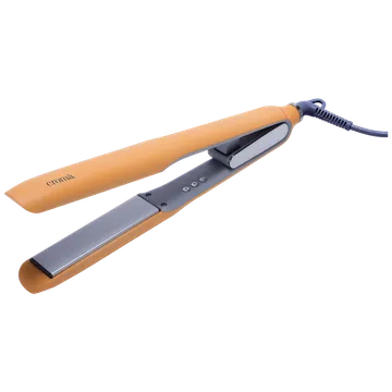 Croma Hair Straightener with Ionic Function (Ceramic Coated Plates, Yellow)