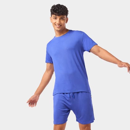 24/7 Men's Co-Ord Set- Azure