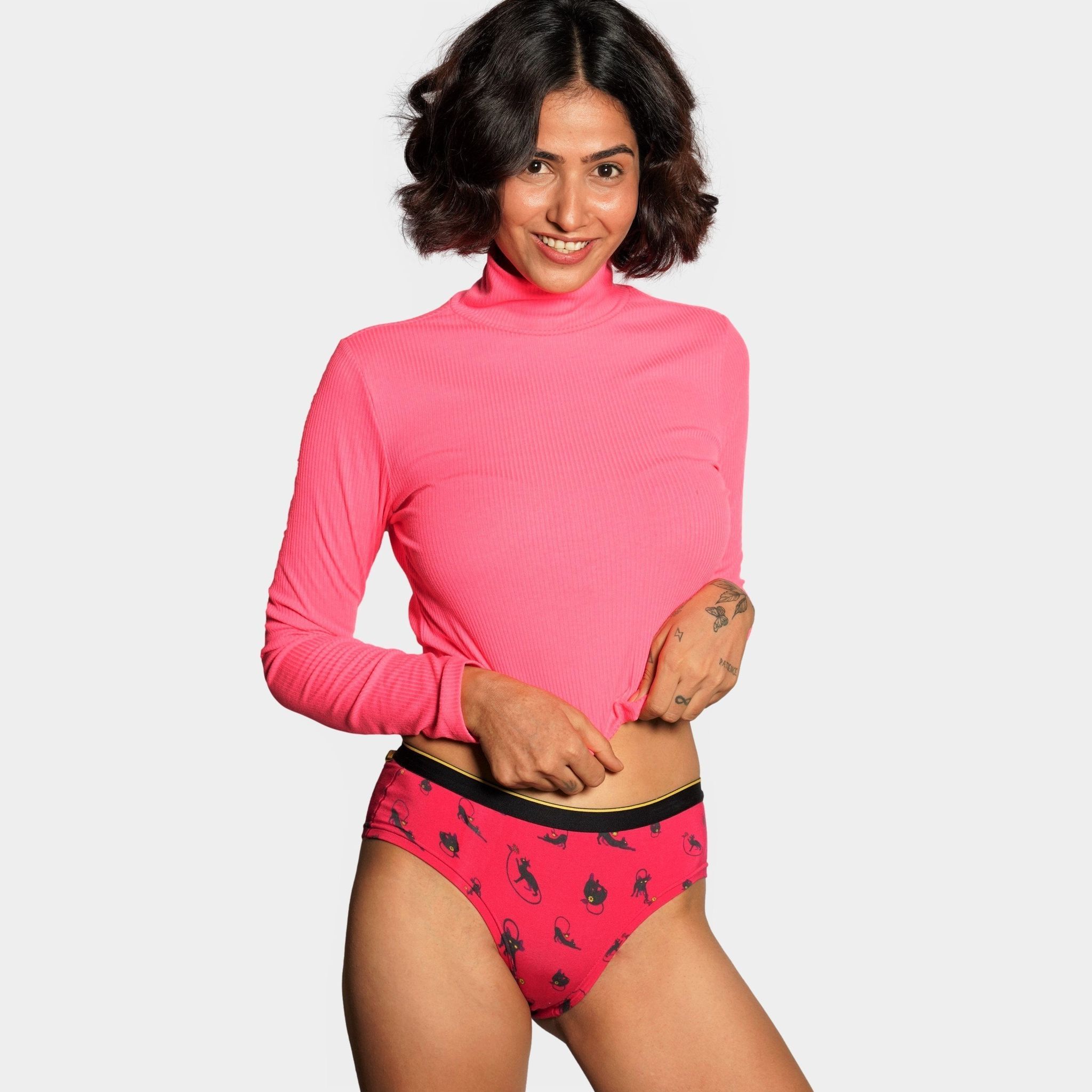 Bummer Women's Printed Micro Modal Hipsters Panties | Soft & Breathable Underwear - Undercats