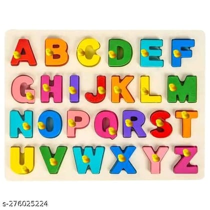 Wooden Alphabet Puzzle Board for Kids