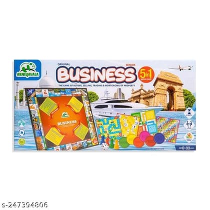 Business Board Game - 5 in 1