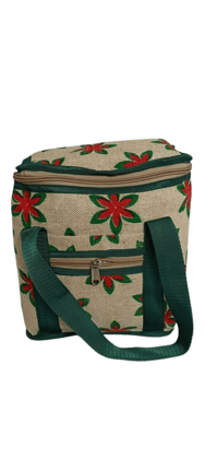 Jute Tiffin Bag with Straps