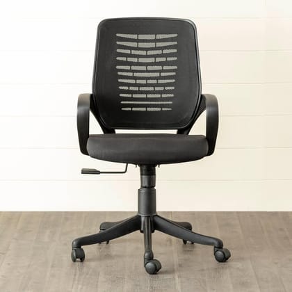 MANGO BLOSSOM ONTERIO MID BACK MESH OFFICE CHAIR BLACK