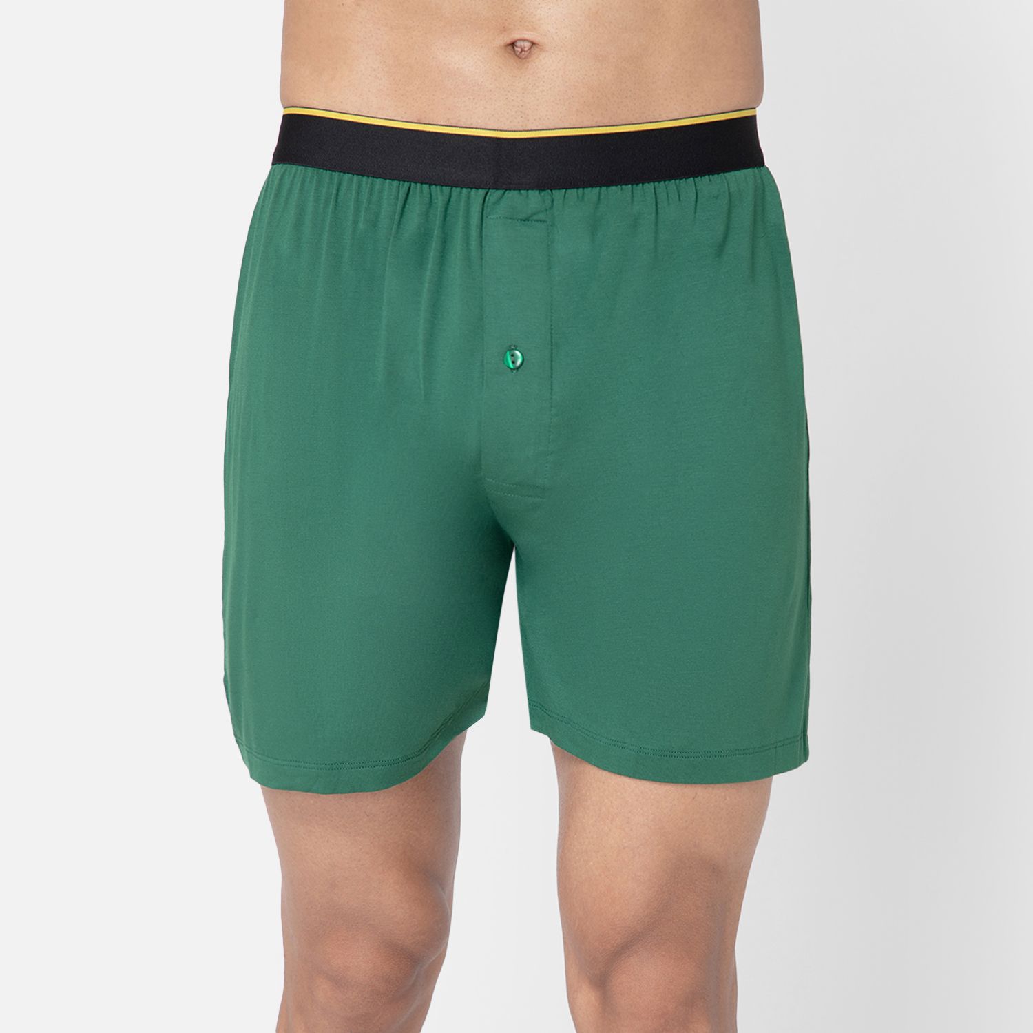 Bummer Men's Solid Micro Modal Boxers Underwear | Ultra Soft & Breathable - Palms