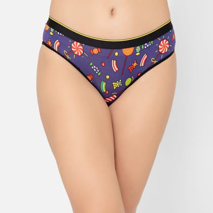 Bummer Women's Printed Micro Modal Bikinis Panties | Soft & Breathable Underwear - Sugar Rush