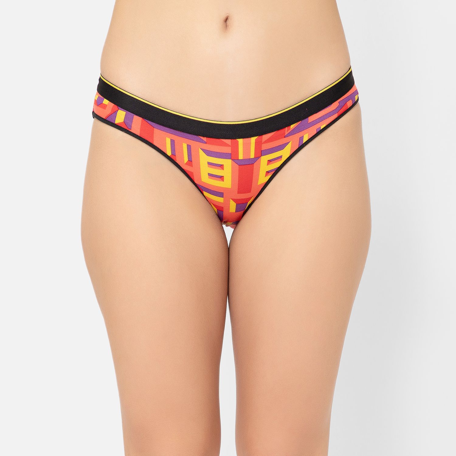 Bummer Women's Printed Micro Modal Bikinis Panties | Soft & Breathable Underwear - Bricked