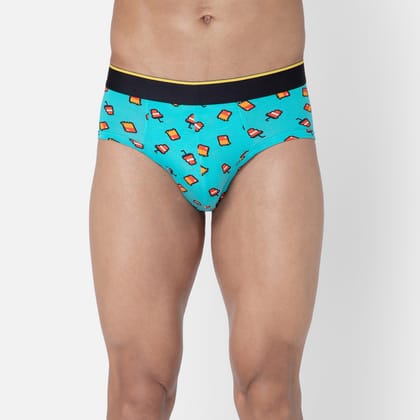 Bummer Men's Printed Micro Modal Briefs Underwear | Ultra Soft & Breathable - McBum