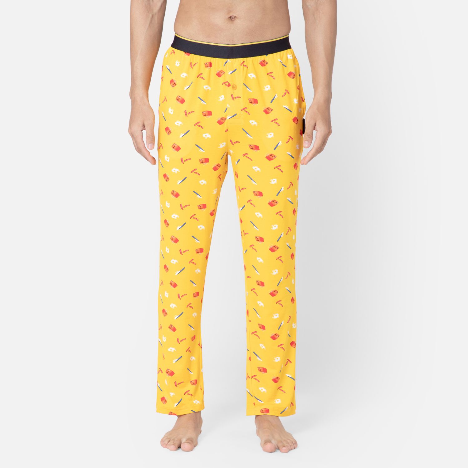 Bummer Men's Relaxed Fit Micro Modal Lounge Pyjama Pants | Stretchy & Soft Waistband - Brekkie