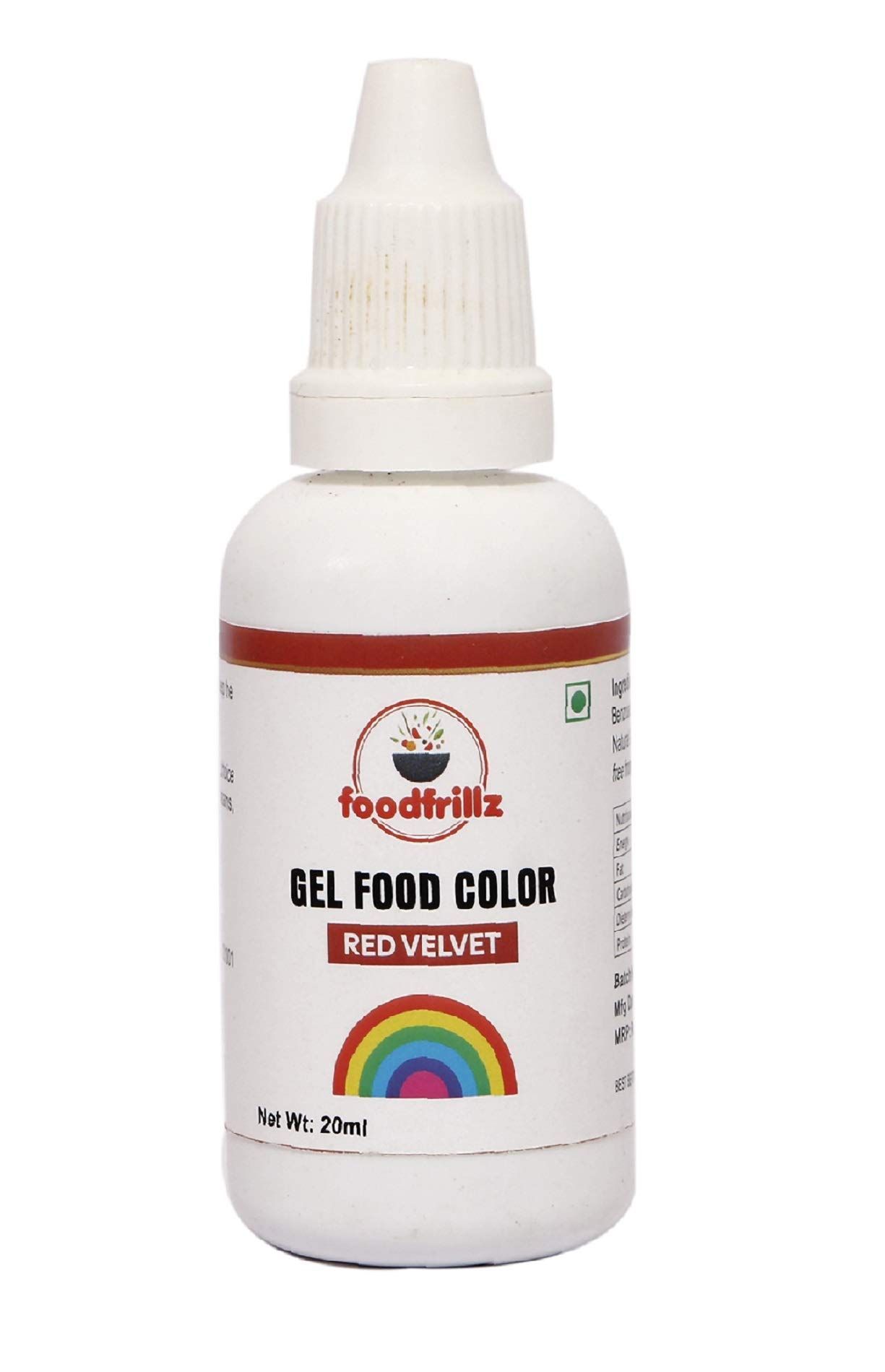 foodfrillz Red Velvet Gel Food Color (20 ml)