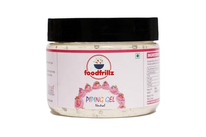 foodfrillz Piping Gel (Neutral) Cold Glaze, 200 GR