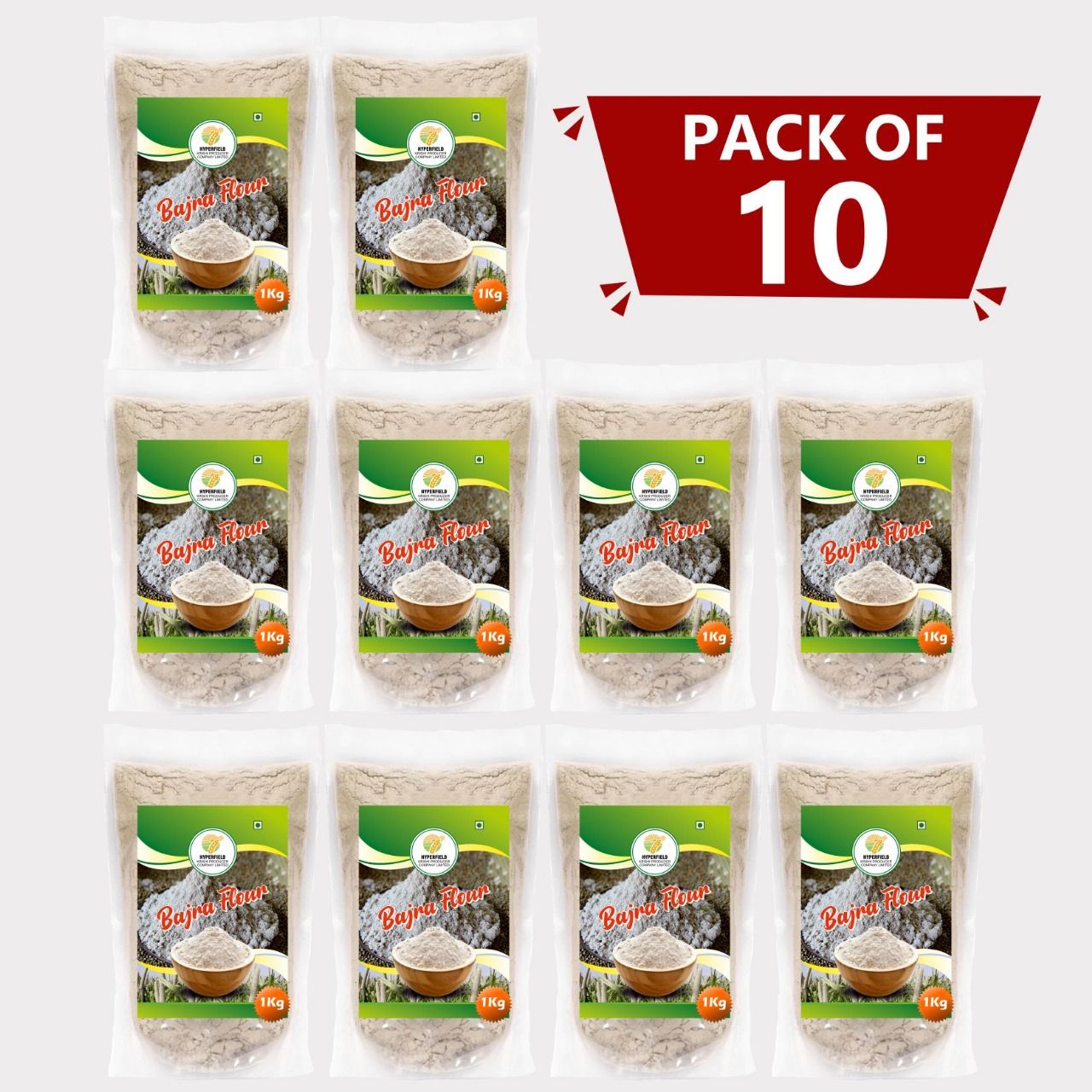 Bajra Flour (Pack of 10)