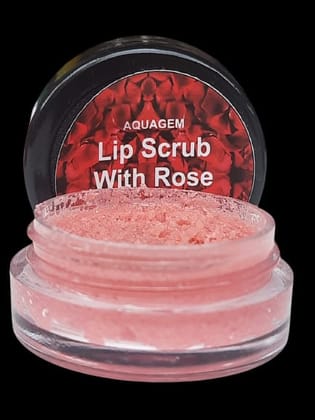 Aquagem skincare "All Natural Rose Lip Scrub"