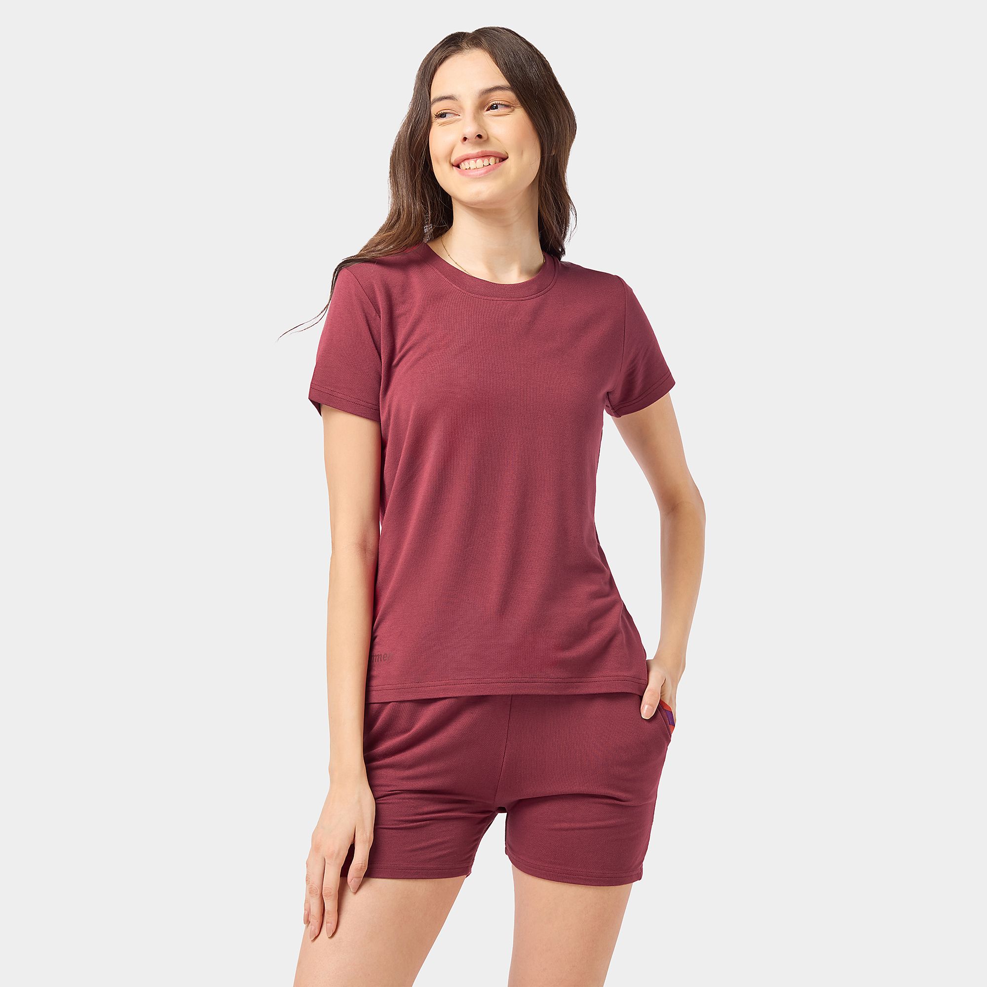 24/7 Women's Co-Ord Set- Merlot